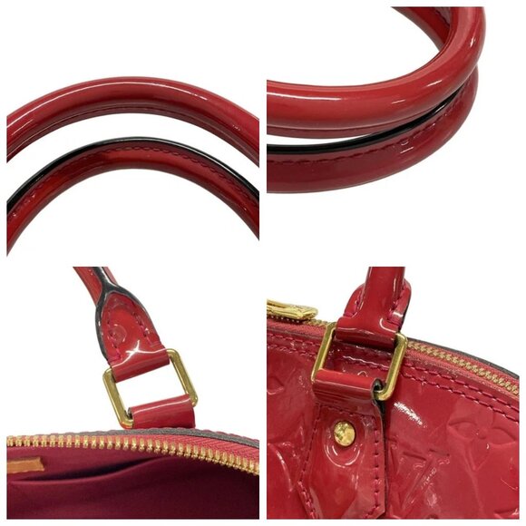 LOUIS VUITTON Alma PM Rose Indian Monogram Vernis - Handbag 776-082225 - Picture 7 of 13